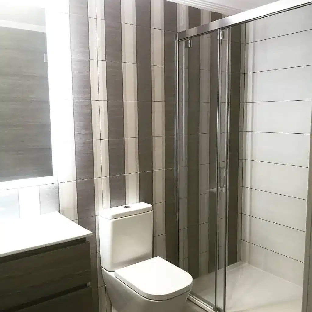 La reforma de un baño y una terraza en Madrid