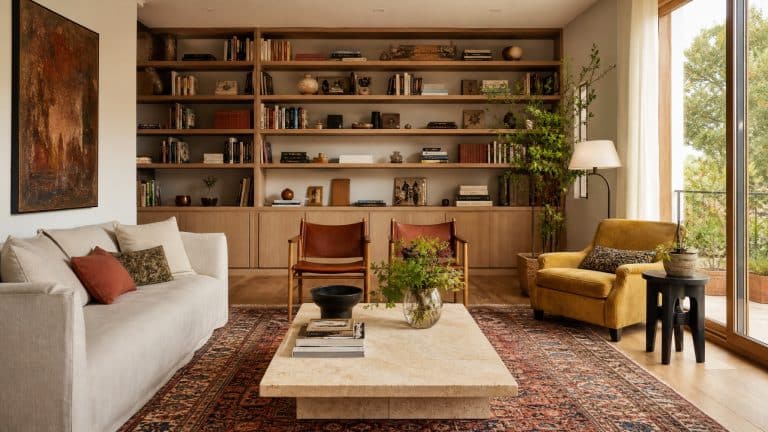 Decoración e interiorismo en Madrid Norte: salón cálido