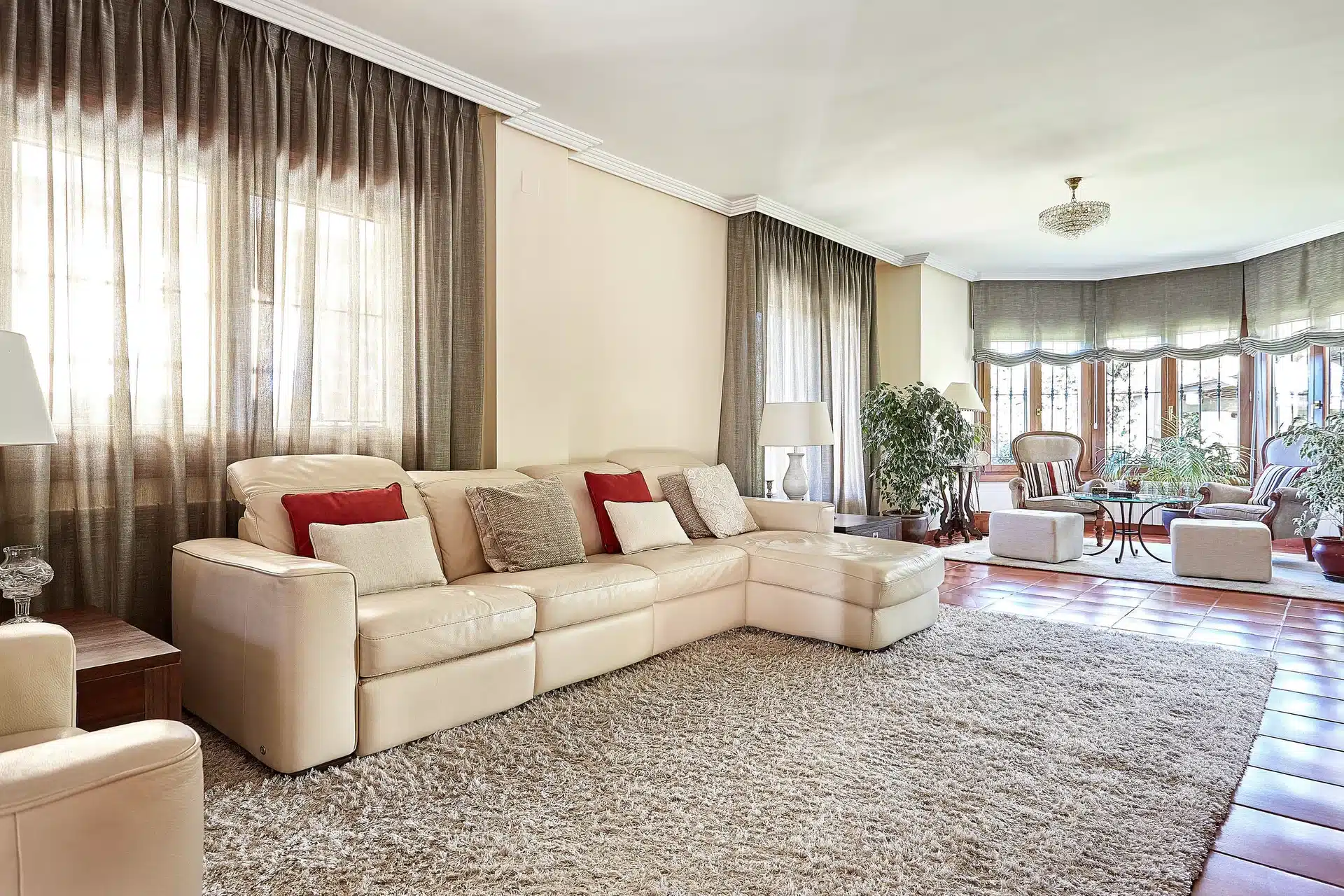Salón reformado por Almudena Madrid Interiorismo